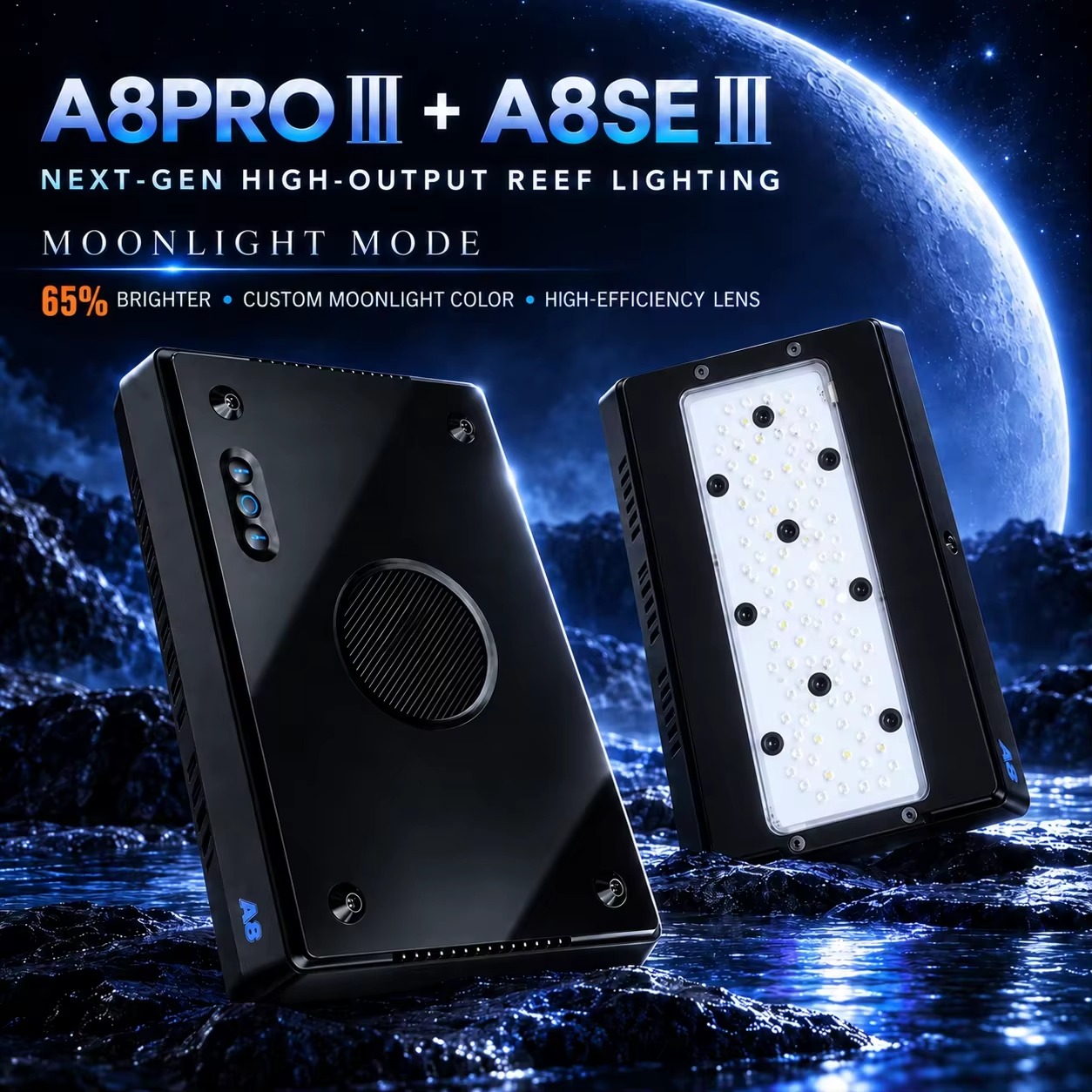 A8 Pro III Max 230W 8 canaux,  - Reef Lighting avis et prix